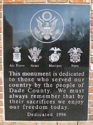 Veterans Memorial Marker. Click for full size. Veterans Memorial Marker image. Click for full size.