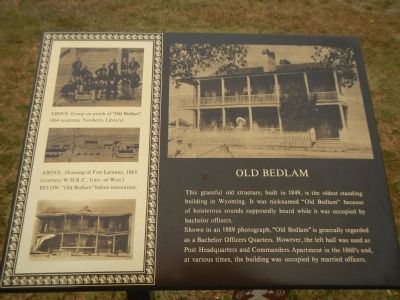 Old Bedlam Marker. Click for full size. Old Bedlam Marker image. Click for full size.