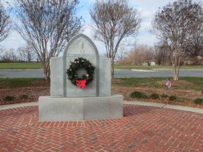 World War II Memorial in Fort Howard Veterans Park image. Click for full size.