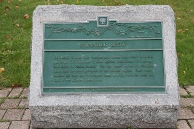 Stranded Scow Marker image. Click for full size.