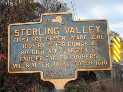 Sterling Valley Marker. Click for full size. Sterling Valley Marker image. Click for full size.