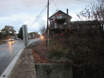 Southward on NY 104A. Click for full size. Southward on NY 104A image. Click for full size.