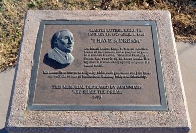 Martin Luther King, Jr. Memorial Marker image. Click for full size.