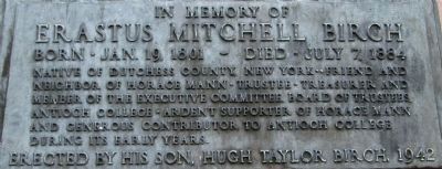 Erastus Mitchell Birch Memorial image. Click for full size.