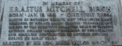 Erastus Mitchell Birch Memorial. Click for full size. Erastus Mitchell Birch Memorial image. Click for full size.