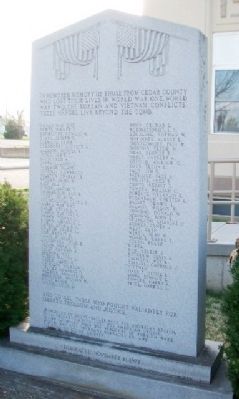 War Memorial. Click for full size. War Memorial image. Click for full size.