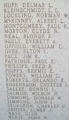 War Memorial Honor Roll. Click for full size. War Memorial Honor Roll image. Click for full size.