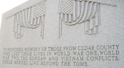 War Memorial Dedication. Click for full size. War Memorial Dedication image. Click for full size.