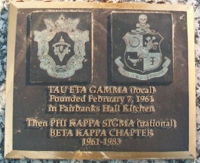 Tau Eta Gamma (local) Marker. Click for full size. Tau Eta Gamma (local) Marker image. Click for full size.