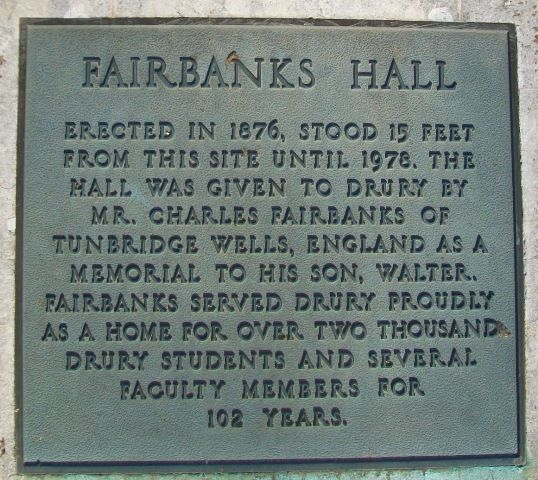 Fairbanks Hall Marker