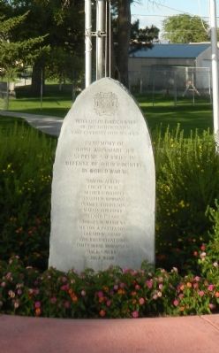 Guernsey War Memorial Marker. Click for full size. Guernsey War Memorial Marker image. Click for full size.