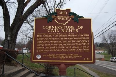 Cornerstone of Civil Rights Marker image. Click for full size.