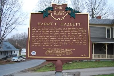 Harry F. Hazlett Marker image. Click for full size.