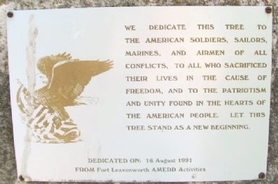 Veterans Memorial Marker image. Click for full size.