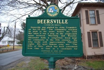 Deersville Marker. Click for full size. Deersville Marker image. Click for full size.