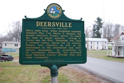 Deersville Marker image. Click for full size.