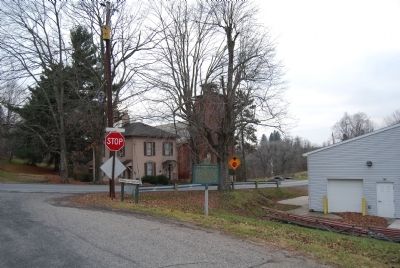 The Moravian Trail Marker. Click for full size. The Moravian Trail Marker image. Click for full size.