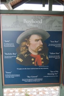 Custer Monument - Interpretive Display image. Click for full size.