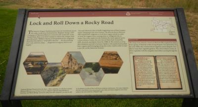 Lock and Roll Down a Rocky Road Marker image. Click for full size.