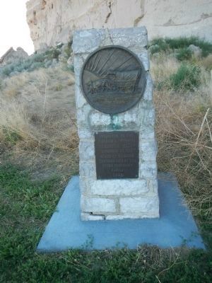 Register Cliff dedication monument. Click for full size. Register Cliff dedication monument image. Click for full size.
