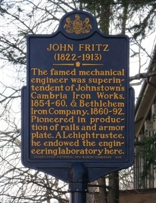 John Fritz Marker image. Click for full size.