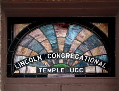 Lincoln Congregational Temple UCC - Window image. Click for full size.