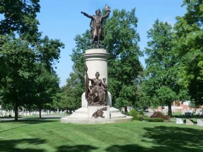 Francis Scott Key Monument-Mt. Olivet Cemetery, Frederick MD. Click for full size. Francis Scott Key Monument-Mt. Olivet Cemetery, Frederick MD image. Click for full size.