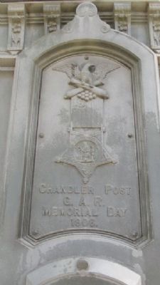 Civil War Memorial Center Panel. Click for full size. Civil War Memorial Center Panel image. Click for full size.