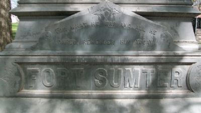 Civil War Memorial Base Panel. Click for full size. Civil War Memorial Base Panel image. Click for full size.