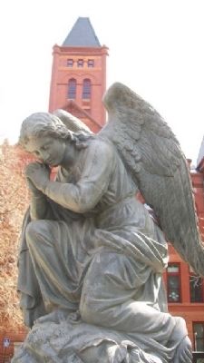 Civil War Memorial Angel image. Click for full size.
