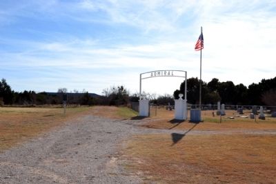 Admiral Cemetery Main Entrance. Click for full size. Admiral Cemetery Main Entrance image. Click for full size.