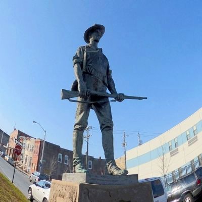 The Hiker<br>Statue by Theo Alice Ruggles Kitson. Click for full size. The Hiker<br>Statue by Theo Alice Ruggles Kitson image. Click for full size.