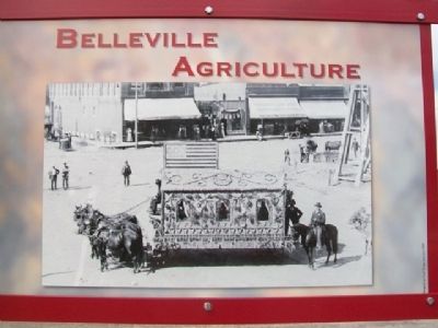 Belleville Agriculture Marker (Side B) image. Click for full size.