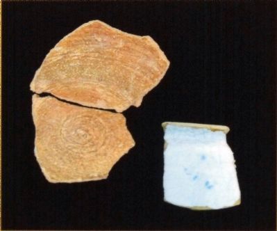 Colonial Period ceramics<br>1600 and 1700s. Click for full size. Colonial Period ceramics<br>1600 and 1700s image. Click for full size.