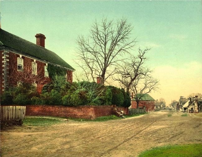 <i>Nelson House and Main Street, Yorktown, Virginia</i> image. Click for full size.