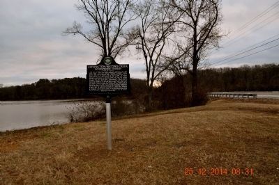 Covington/Second Creek / Wheeler Dam/Lake marker image. Click for full size.