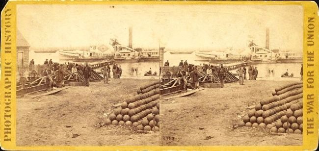 <i>Embarkation for White House, from Yorktown, Va.</i> image. Click for full size.