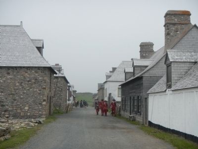 Fortress of Louisbourg (main street) image. Click for full size.