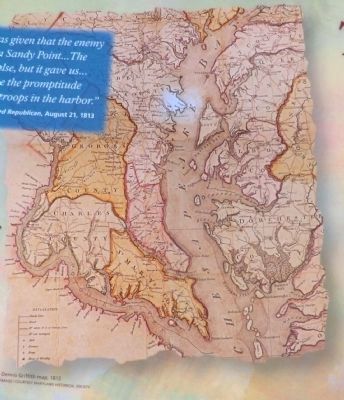 Close up of map on the Tense Time Marker. Click for full size. Close up of map on the Tense Time Marker image. Click for full size.