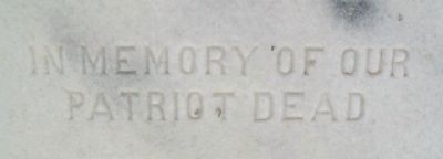 Civil War Memorial Dedication image. Click for full size.