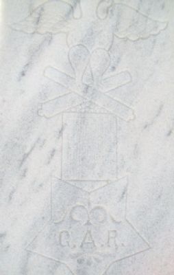 Civil War Memorial GAR Emblem image. Click for full size.