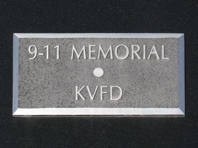 9-11 Memorial  KVFD Marker image. Click for full size.