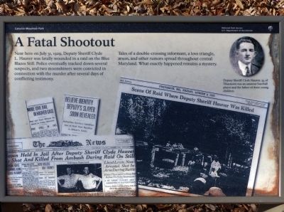 A Fatal Shootout Marker. Click for full size. A Fatal Shootout Marker image. Click for full size.