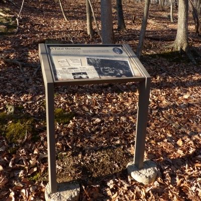 A Fatal Shootout Marker. Click for full size. A Fatal Shootout Marker image. Click for full size.