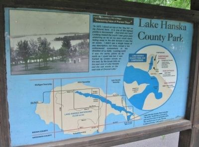 Lake Hanska County Park Marker image. Click for full size.