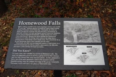 Homewood Falls Marker image. Click for full size.