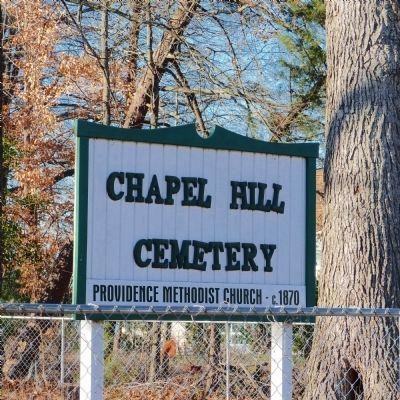 Chapel Hill Cemetery<br>Across from 12008 Old Fort Road image. Click for full size.