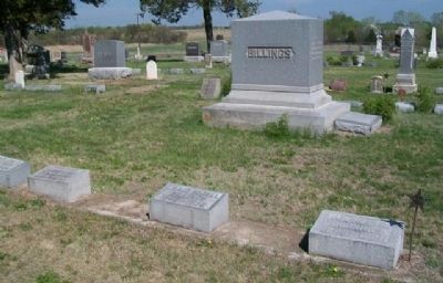 Billings Family Plot in Delphos Cemetery image. Click for full size.