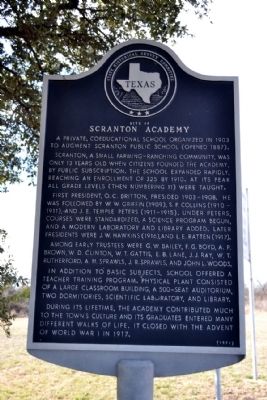 Site of Scranton Academy Marker image. Click for full size.
