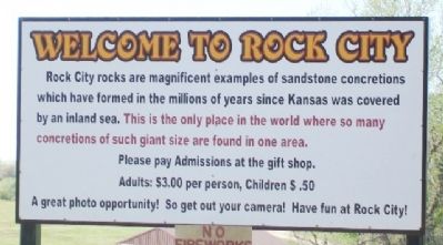Welcome to Rock City Marker. Click for full size. Welcome to Rock City Marker image. Click for full size.